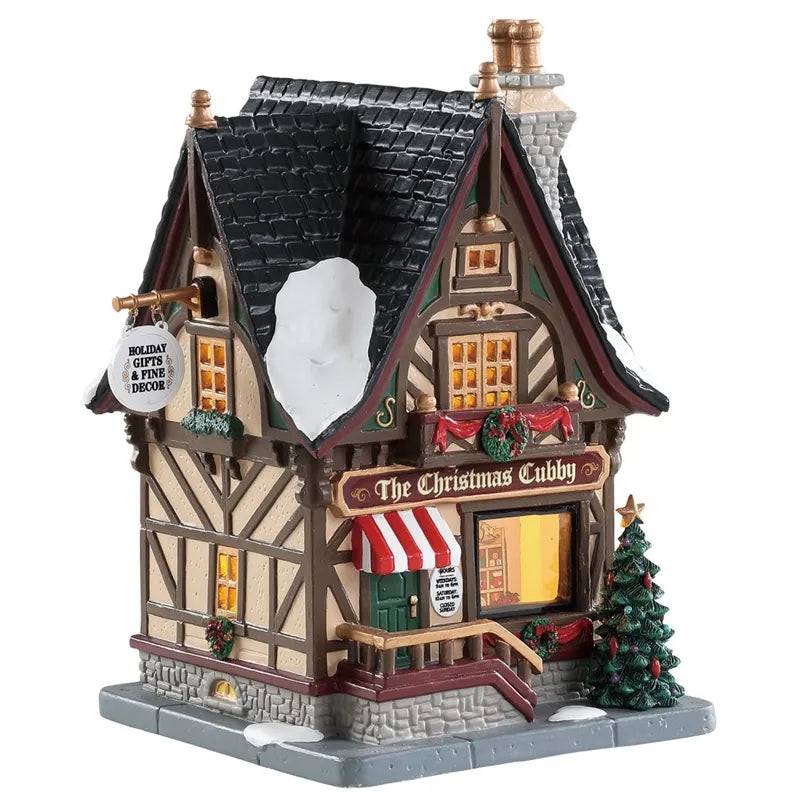 The Christmas Cubby Lemax Christmas Village Illuminated Building