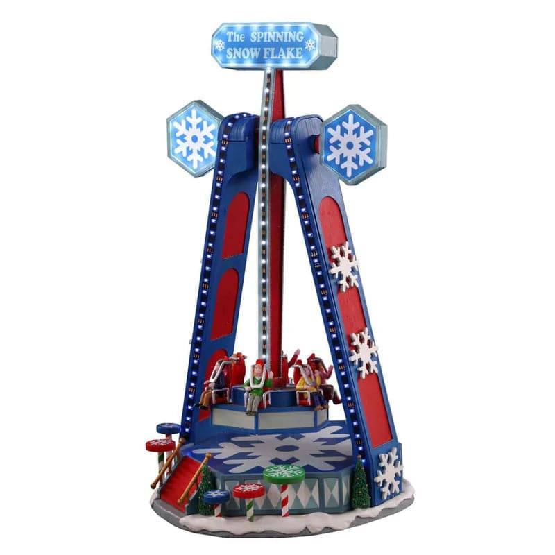 The Spinning Snowflake With 4.5V Adaptor Lemax Christmas Village Sights and Sounds Lemax