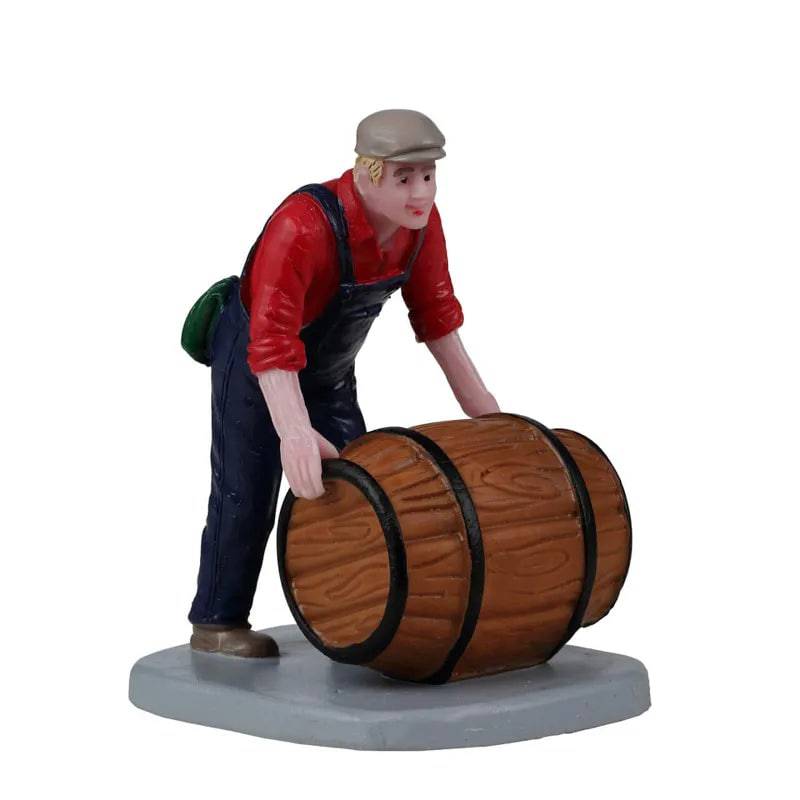 The Wine Barrel Lemax Christmas Village Figurine Lemax Christmas Village
