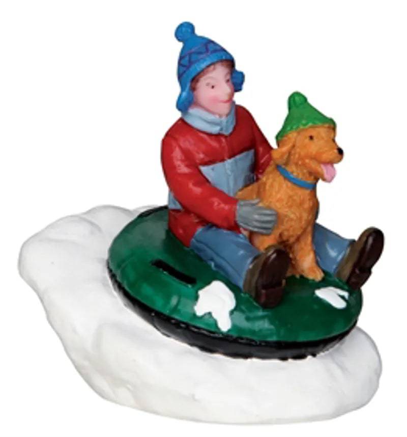 Tubing Buddies Lemax Christmas Village Figurine Lemax