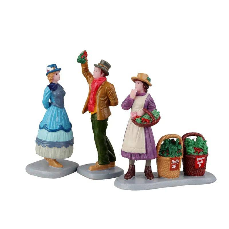 Under The Mistletoe Lemax Christmas Village Figurine