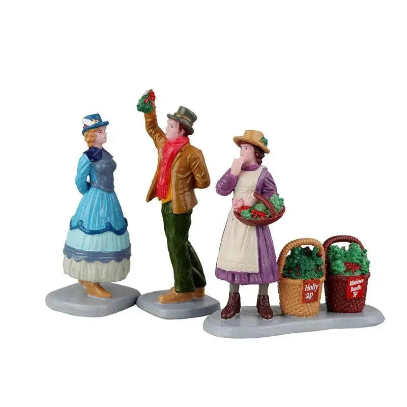 Under The Mistletoe Lemax Christmas Village Figurine Lemax
