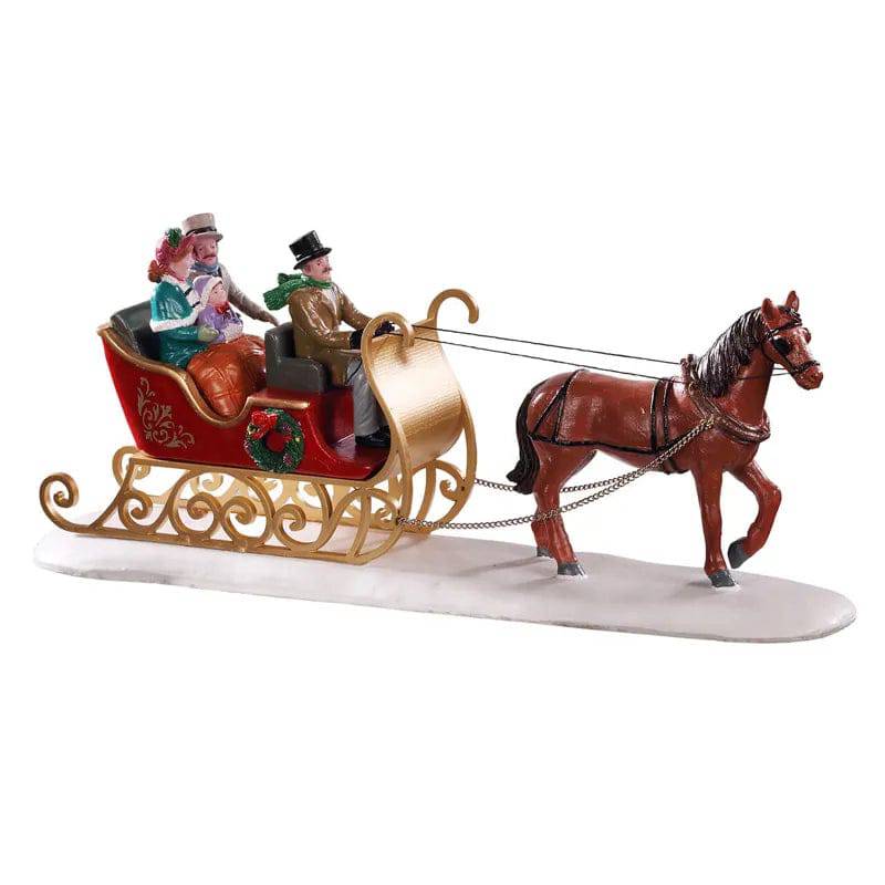 Victorian Sleigh Ride Lemax Christmas Village Table Accent