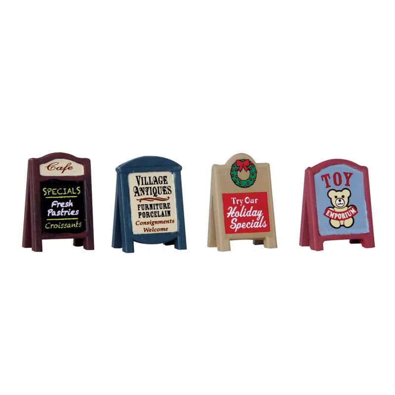 Village Signs Lemax Christmas Village Accessory Lemax