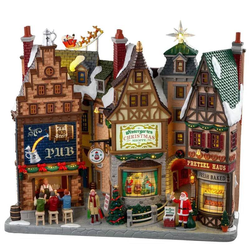 Wintergarten Lane Lemax Christmas Village Facade Lemax