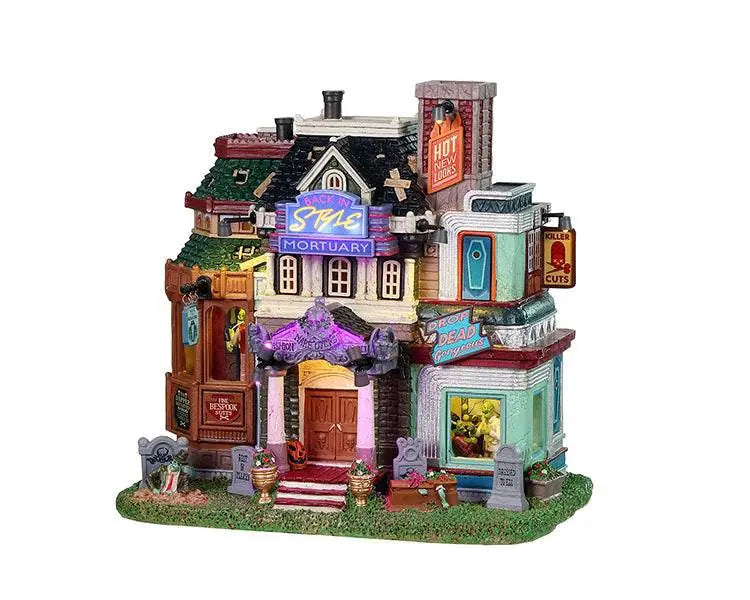 Mortuary Makeovers Lemax Spooky Town Lighted Building Lemax Spooky Town