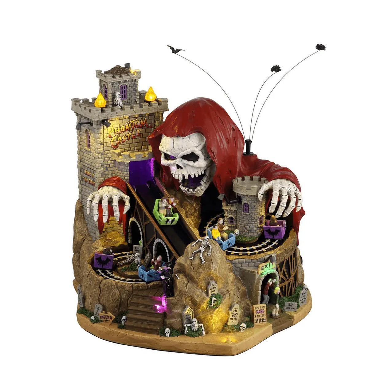 Phantom Castle Lemax Spooky Town Sights and Sounds Lemax Spooky Town