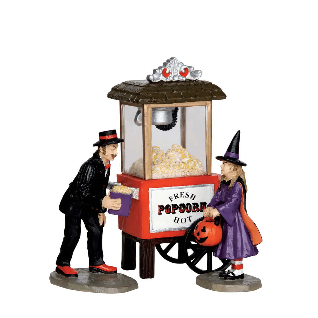 Popcorn Treats Set of 3 Lemax Spooky Town Figurine Lemax Spooky Town