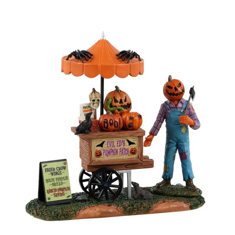 Pumpkin Patch Vendor Lemax Spooky Town Figurine