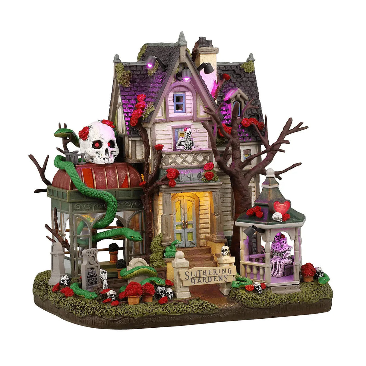 Slithering Gardens Lemax Spooky Town Lighted Building Lemax Spooky Town