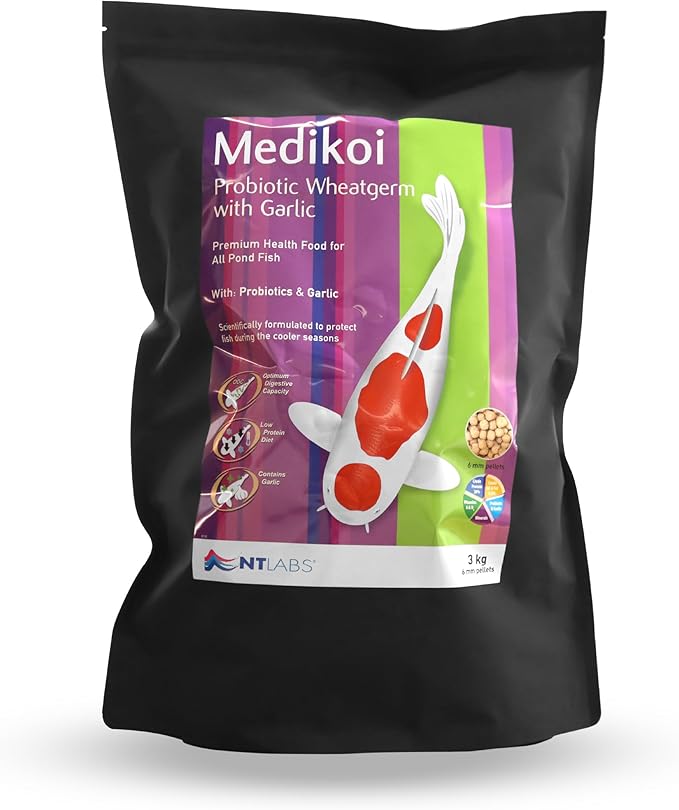 NT Labs MediKoi Probiotic Wheatgerm with Garlic 6mm 3kg