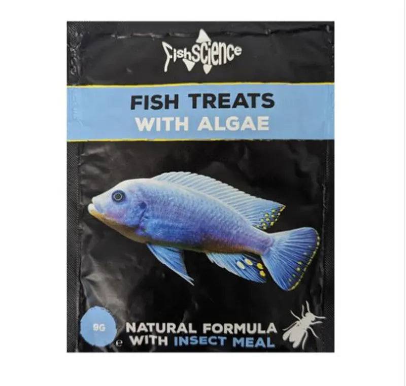 FishScience Fish Treats with Algae 9g Sachet