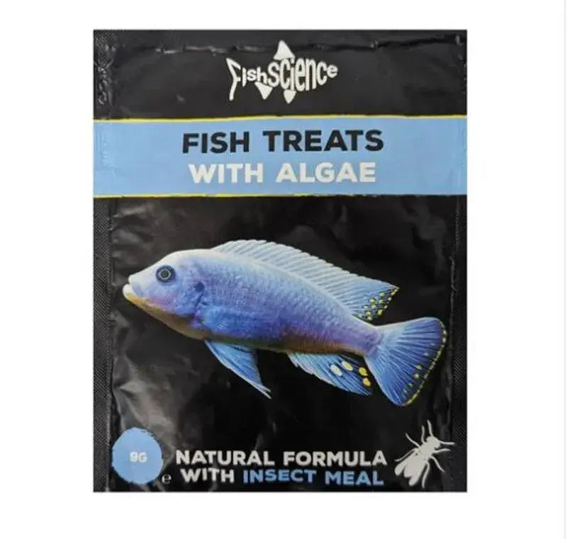 FishScience Fish Treats with Algae 9g Sachet Fishscience Ltd