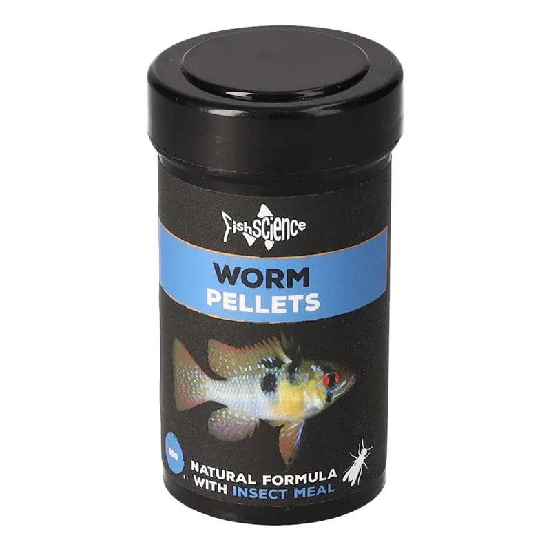 FishScience Worm Pellets 125g