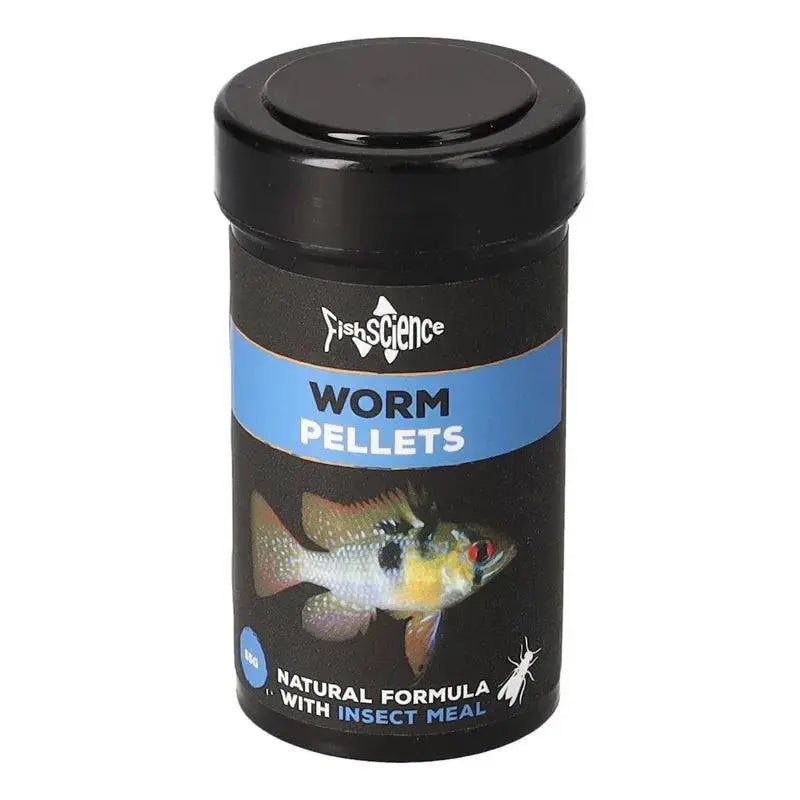 FishScience Worm Pellets 125g – Tropical Fish Food Fishscience Ltd