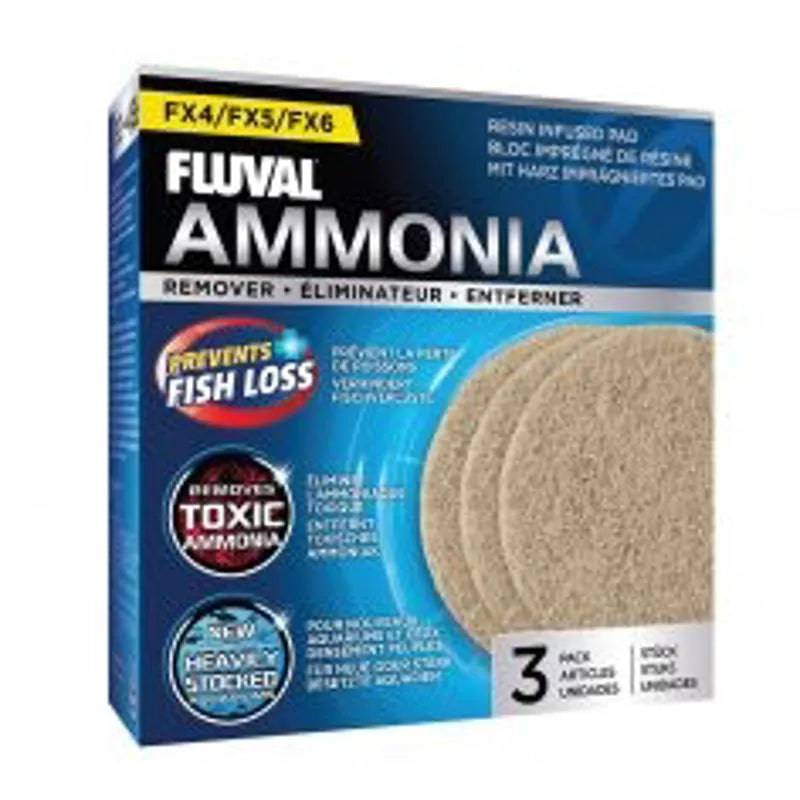 Fluval Ammonia Remover for FX2/FX4/FX5/FX6 Canister Filter, 3-Pack