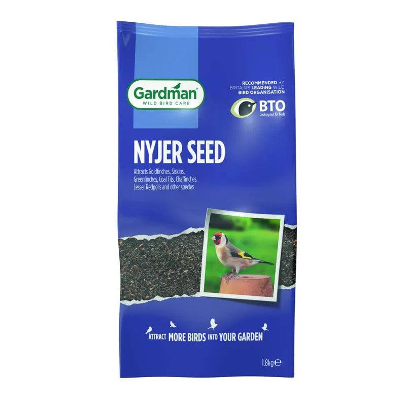 Gardman Nyjer Seed 1.8kg – Wild Bird Food Gardman