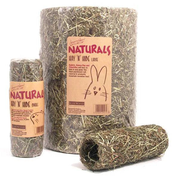 Rosewood Naturals Large Hay 'N' Hide Tube