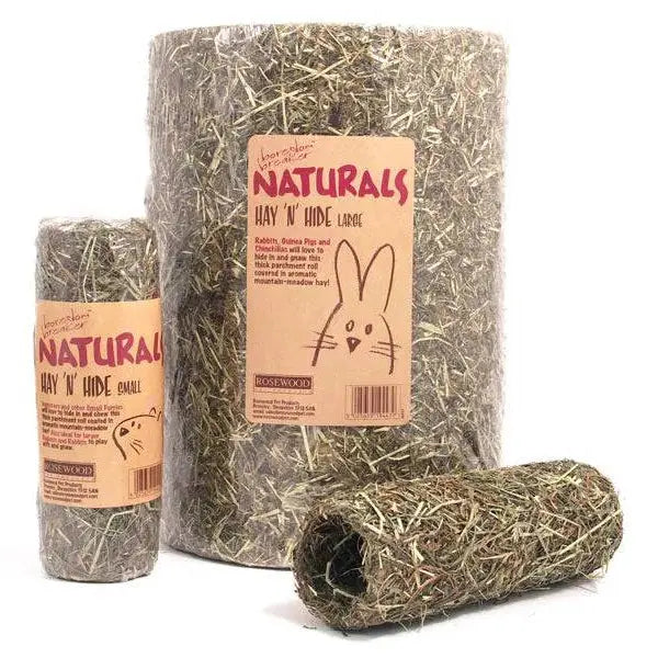 Rosewood Naturals Large Hay 'N' Hide Tube Rosewood Pet Products Ltd