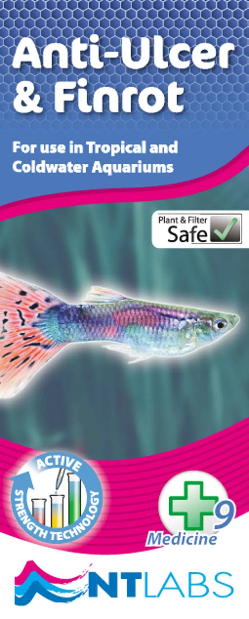 NT Labs Anti Ulcer  and  Finrot Aquarium Treatment 100ml