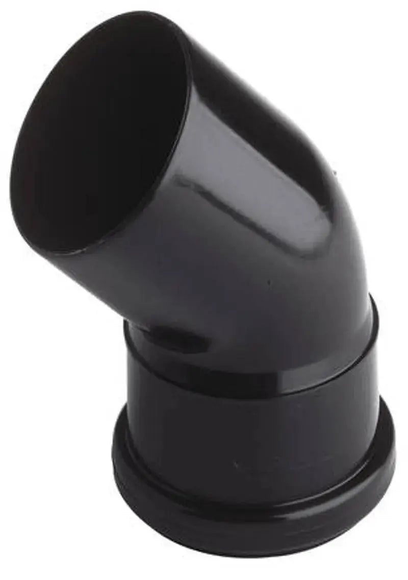 Black DN50 45 Degree Bend with Connection by Oase (UK) Ltd Oase (Uk) Ltd
