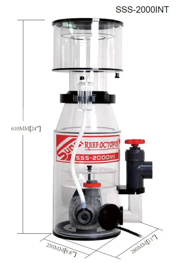 Reef Octopus S-2000 Space Saving Internal Sump Protein Skimmer Reef Octo