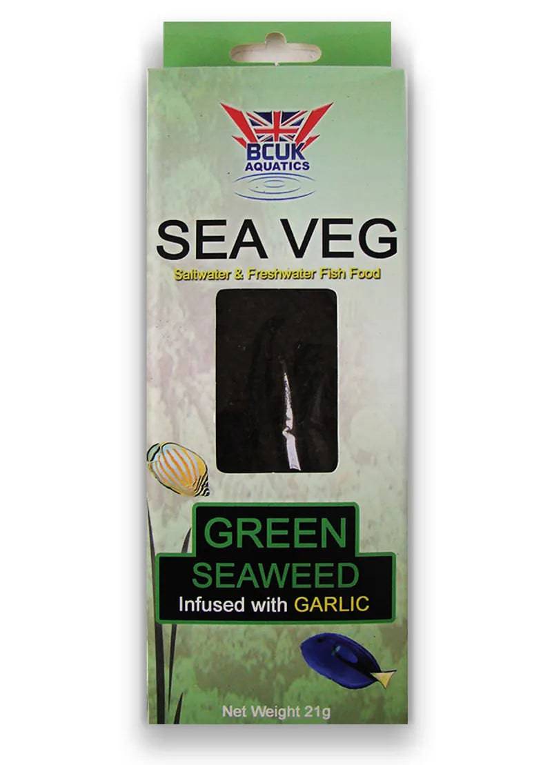 Sea Veg Green Seaweed with Garlic 21g