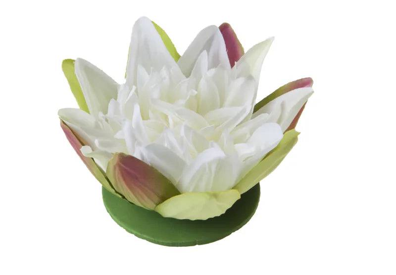 Velda Lotus White Foam Flower 13cm Velda Bv