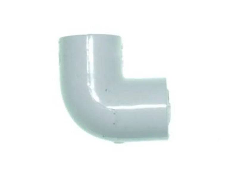 White 90 degree elbow for 1 inch bore PVC-U pipe