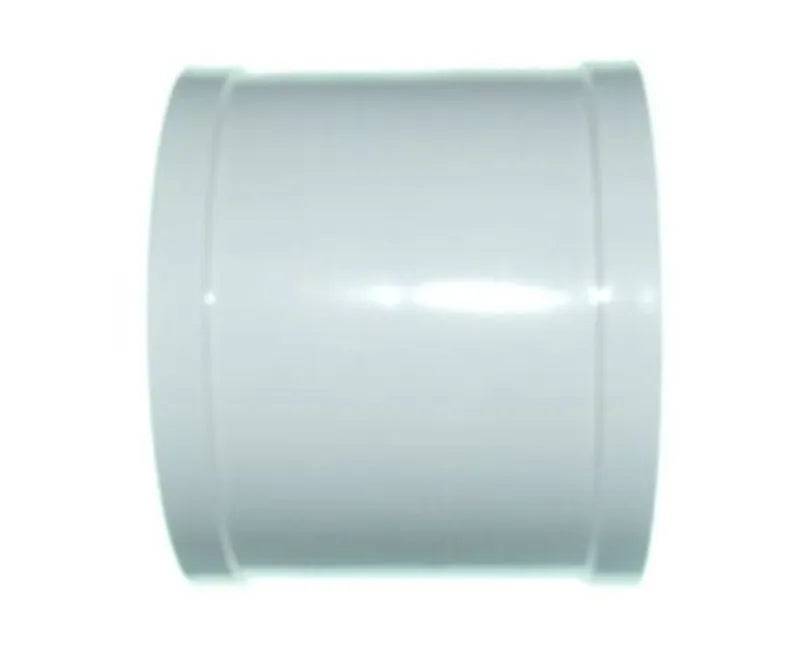 White coupling for 3 Inch bore PVC-U pipe