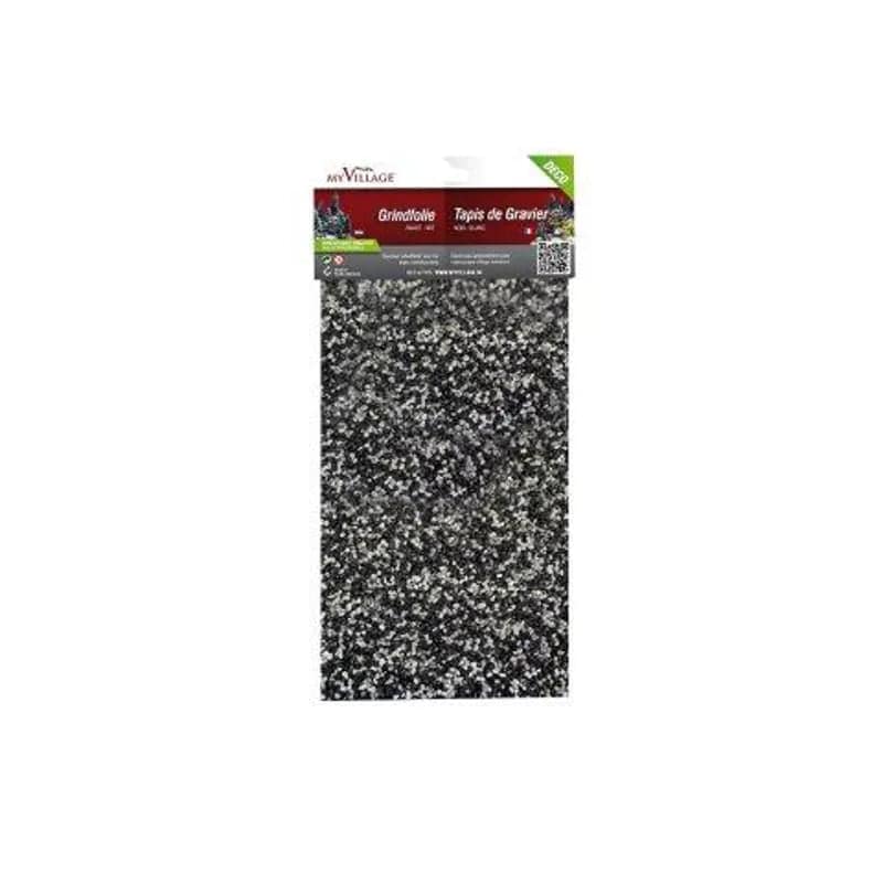Gravel film Black/White 30x14cm My Village Decorative Item My Village