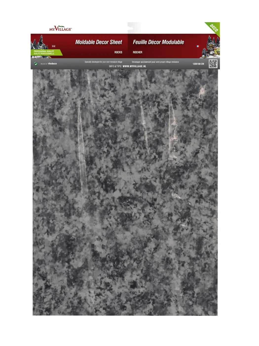 My Village Mouldable Sheet Rocks Roll 1.2X10M My Village