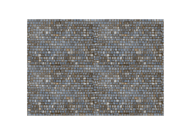 My Village Sheet Granite St. (21 × 29.7 cm) – Decorative Artificial Granite Street & Plaza Scenery Sheet for Christmas Villages My Village