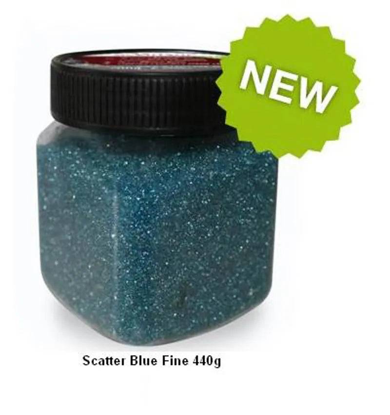 Scatter Stone Blue Fine 440g Jar My Village Decorative Material My Village