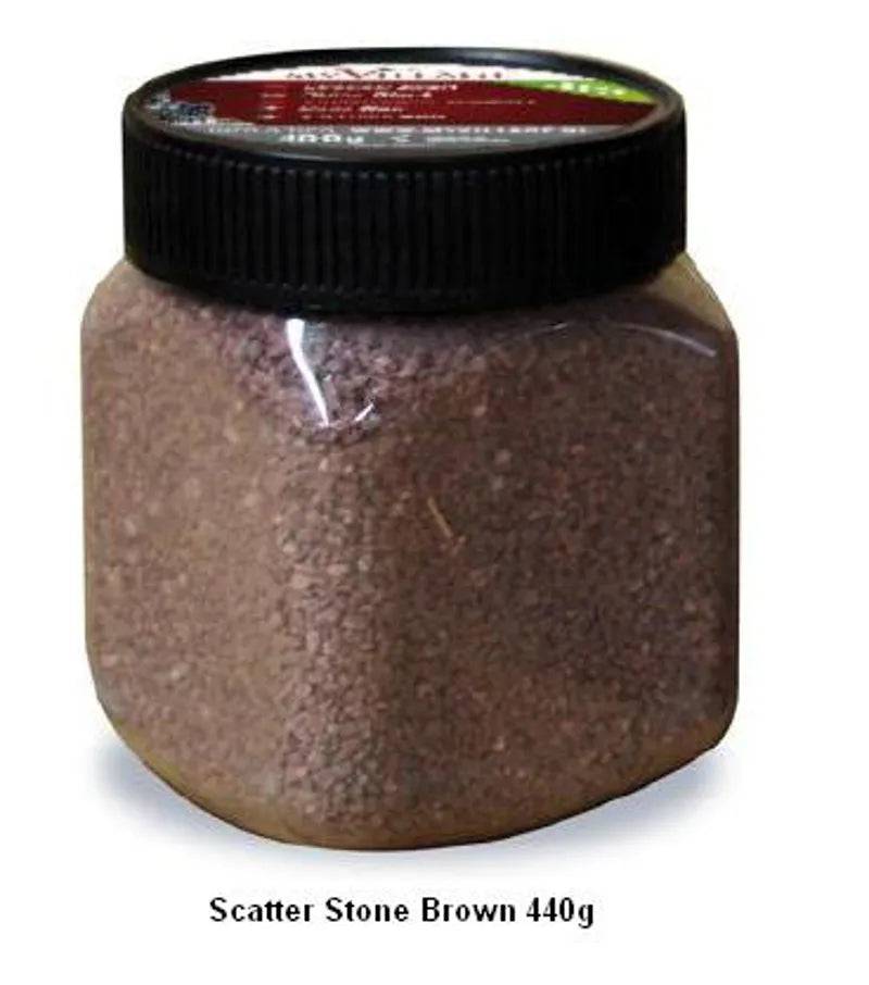 Scatter Stone Brown 440g Jar My Village Decorative Material