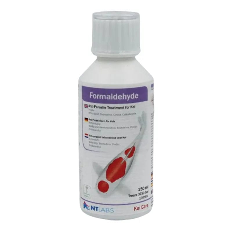Koi Care Formaldehyde 250ml – Parasitic Pond Fish Treatment Nt Labs