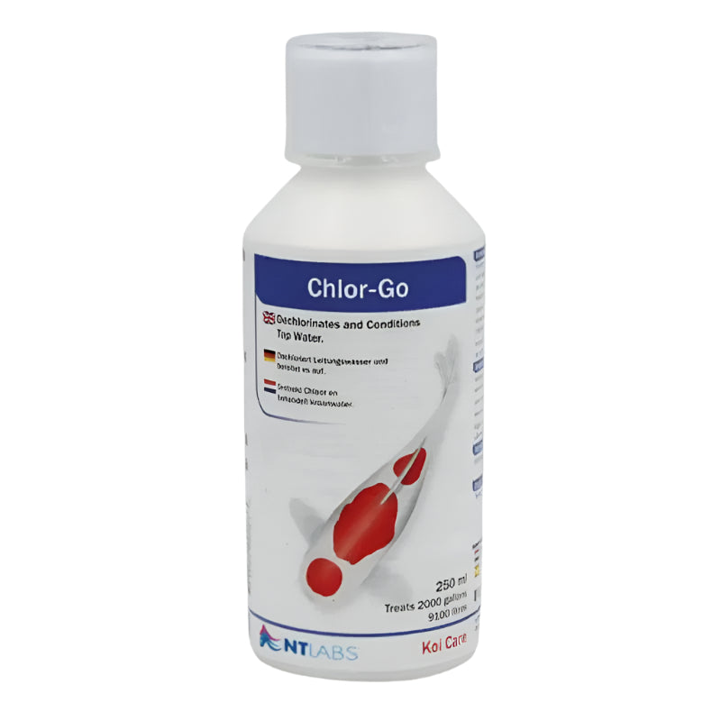 NT Labs Koi Care Chlor-Go 250ml – Tap Water Conditioner Nt Labs