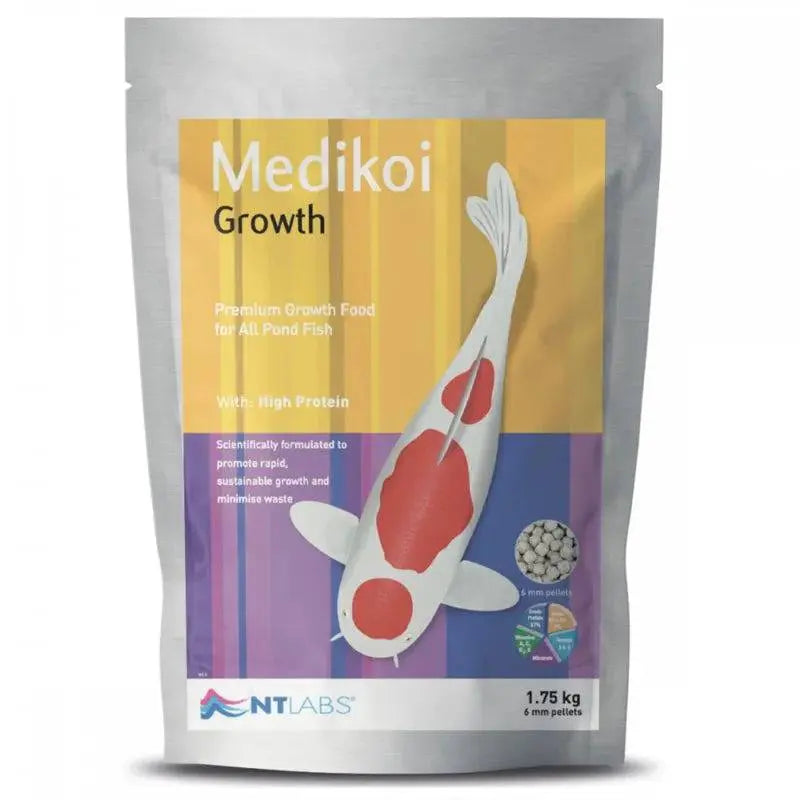 NT Labs MediKoi Growth 1.75kg Floating Koi Pellet Food Nt Labs