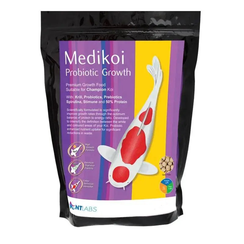 NT Labs MediKoi Probiotic Growth 6mm 3kg Pond Fish Pellet Nt Labs