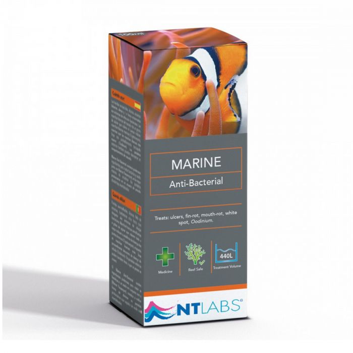 NT Labs Marine Anti-Bacterial 100ml – Reef Safe Aquarium Treatment Nt Labs