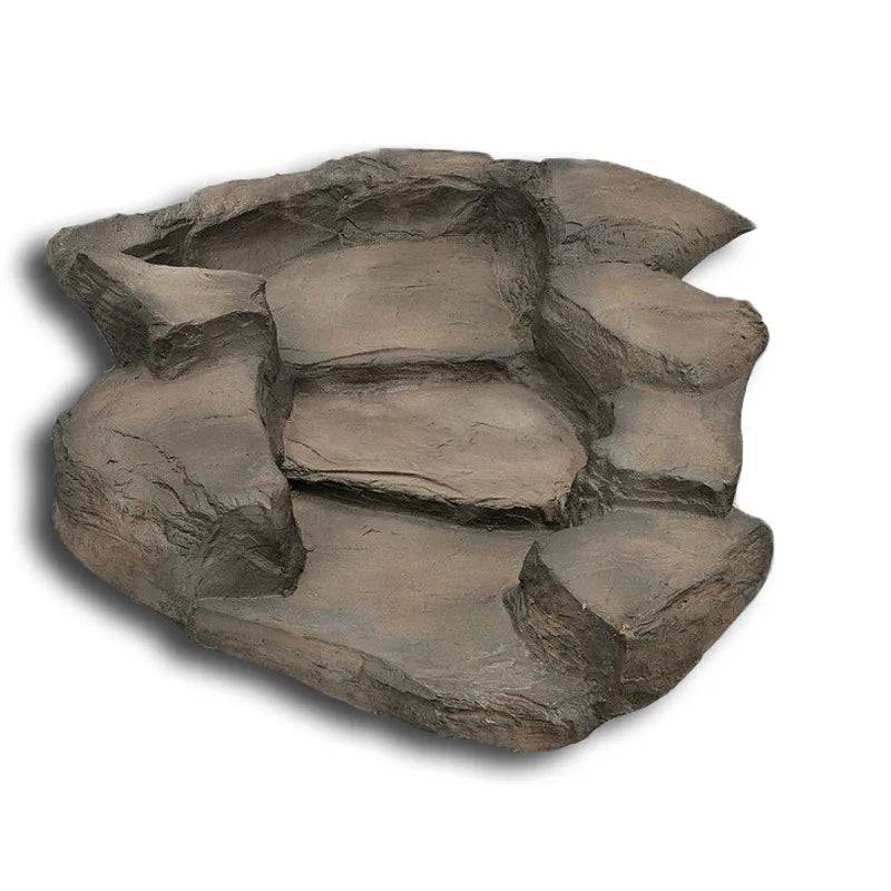 Oase Rockways Grand Canyon slate brown left Slate Stepped Bend