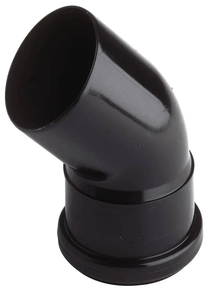 DN75 45 Degree Bend Elbow Connector Black by Oase (UK) Ltd Oase (Uk) Ltd