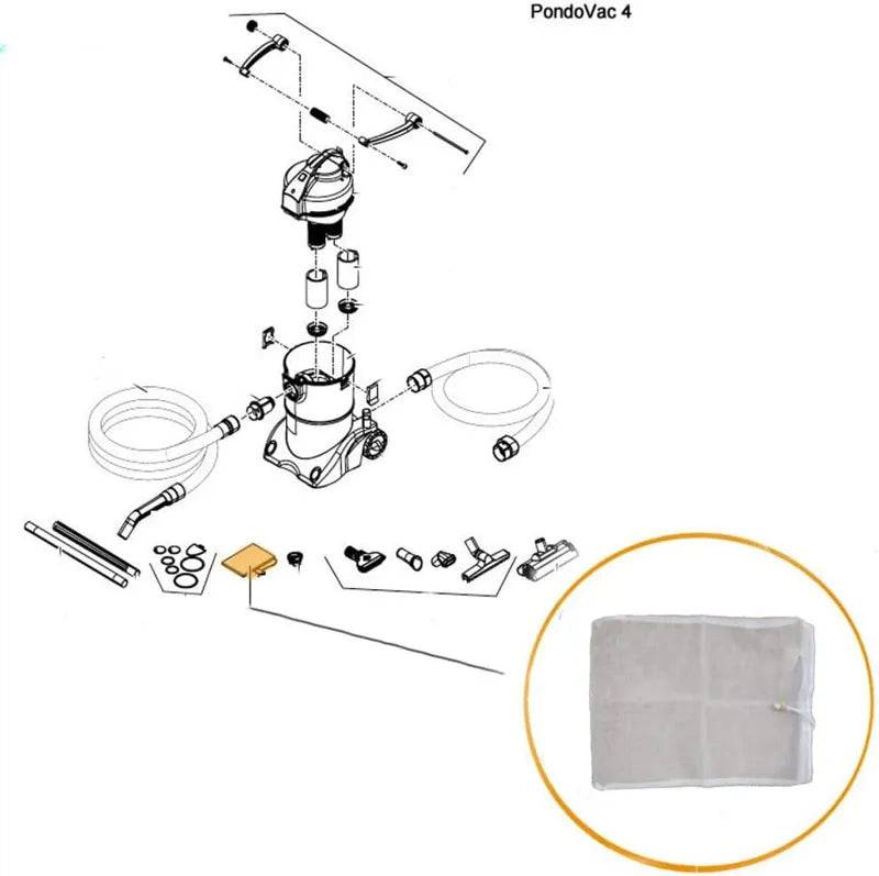 OASE PondoVac 3/4 Replacement Strainer Bag PonTec