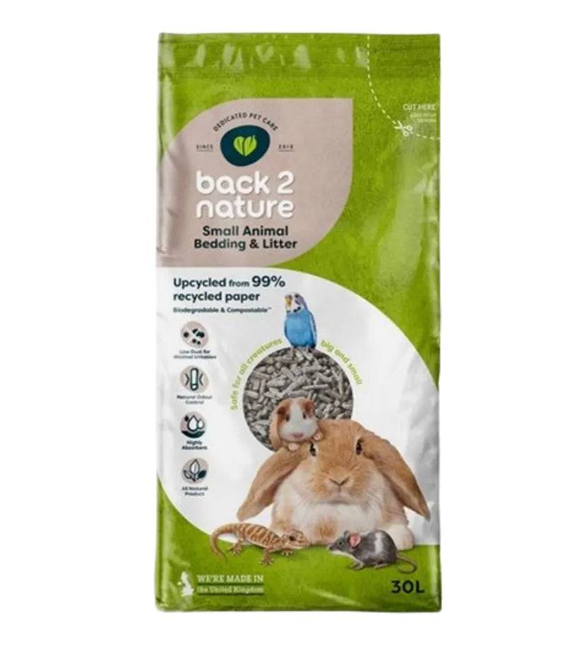 Back 2 Nature Small Animal Bedding and Litter 30L