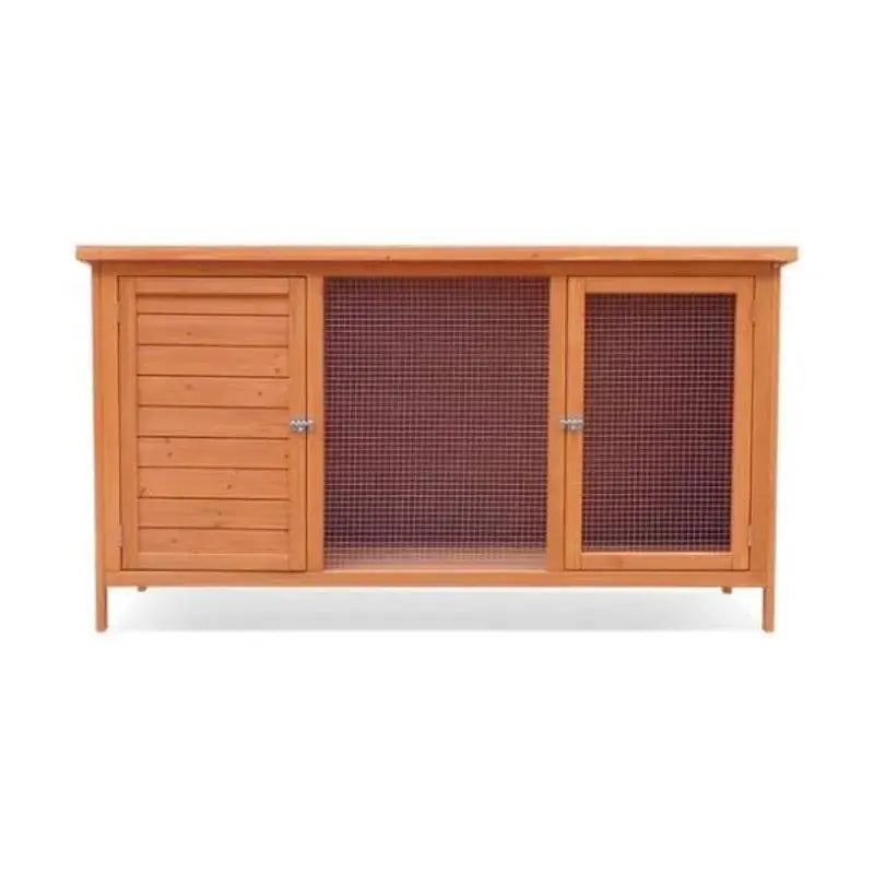 Harrisons Ulverston Single Hutch on legs Natural 130 x 50 x 70cm Pedigree Wholesale Limited