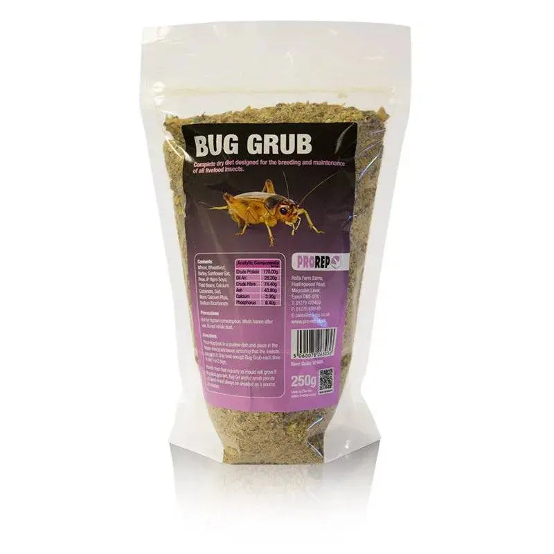 ProRep Bug Grub 250g – Complete Dry Diet for Feeder Insects Peregrine Livefoods Ltd