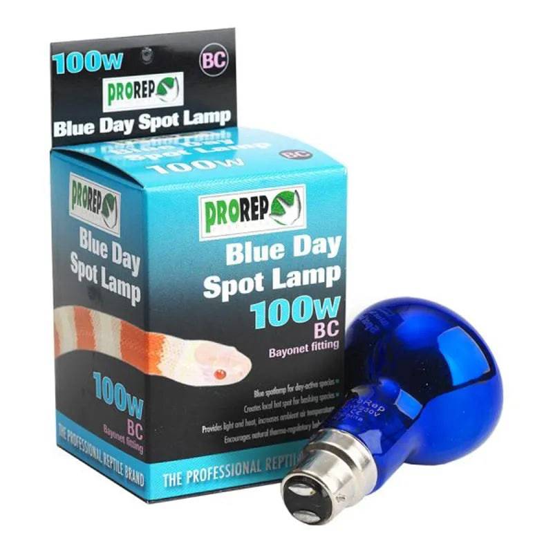 ProRep Blue Day Spot Lamp 100W Bayonet Cap Peregrine Livefoods Ltd