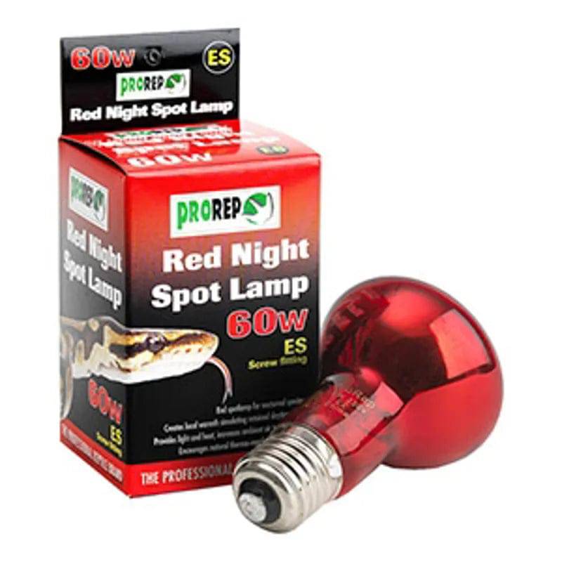 ProRep Red Night Spotlamp 60W – Nocturnal Reptile Heat Lamp Peregrine Livefoods Ltd