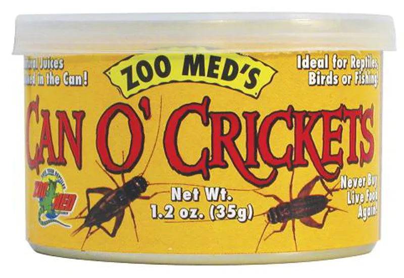 Zoo Med Can of Crickets 35g – Feeder Insects for Reptiles Peregrine Livefoods Ltd