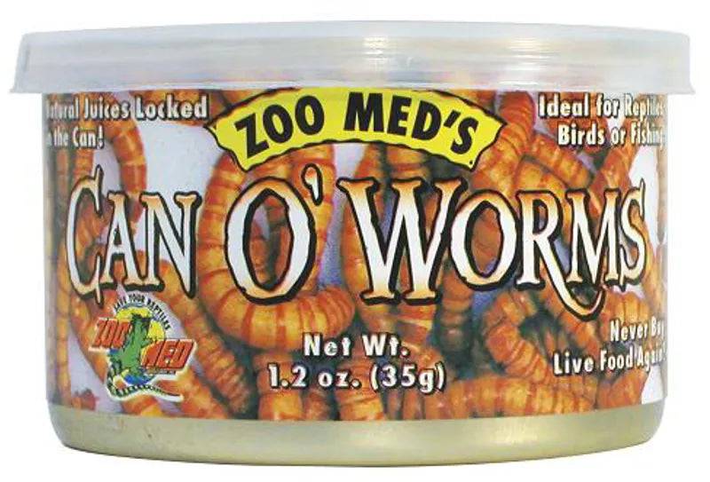 Zoo Med Can of Worms 35g – Mealworms for Pets & Fishing Peregrine Livefoods Ltd